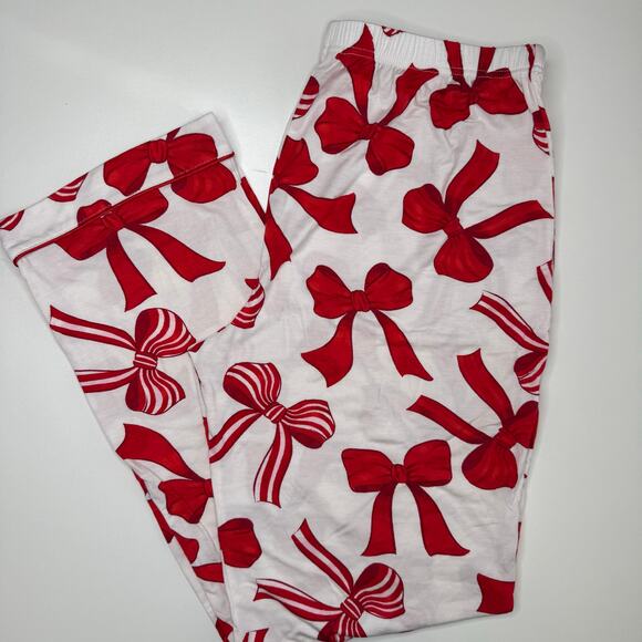 In My Sundays | NWT Red Holiday Bow Pajama Set - Picture 9 of 12